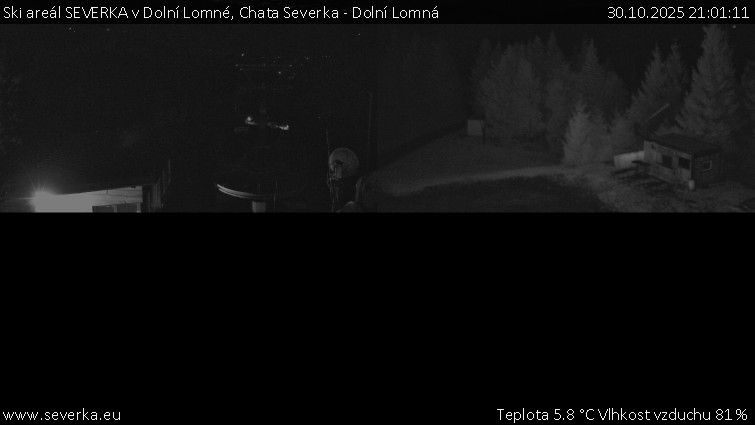Ski areál SEVERKA v Dolní Lomné - Chata Severka - Dolní Lomná - 30.10.2025 v 21:01 Ski areál SEVERKA v Dolní Lomné - Chata Severka - Dolní Lomná - 30.10.2025 v 21:01