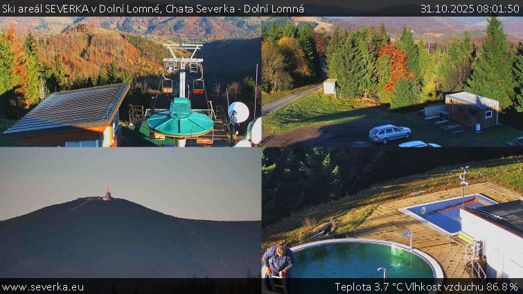 Ski areál SEVERKA v Dolní Lomné - Chata Severka - Dolní Lomná - 31.10.2025 v 08:01 Ski areál SEVERKA v Dolní Lomné - Chata Severka - Dolní Lomná - 31.10.2025 v 08:01