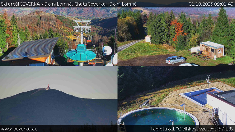 Ski areál SEVERKA v Dolní Lomné - Chata Severka - Dolní Lomná - 31.10.2025 v 09:01 Ski areál SEVERKA v Dolní Lomné - Chata Severka - Dolní Lomná - 31.10.2025 v 09:01