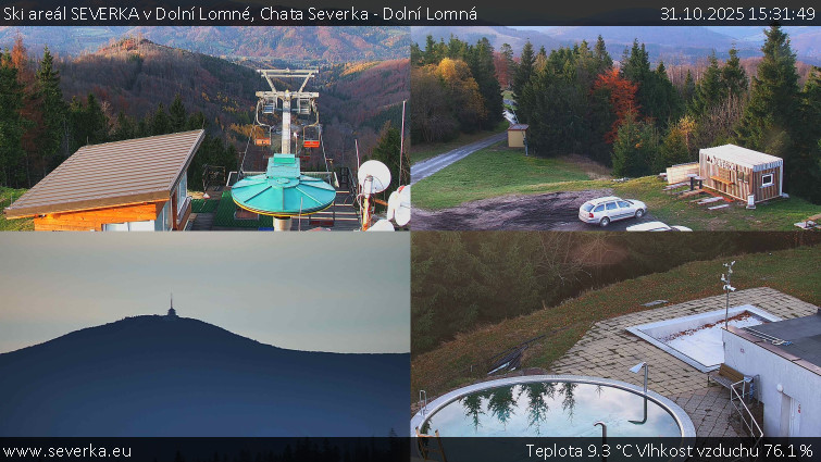 Ski areál SEVERKA v Dolní Lomné - Chata Severka - Dolní Lomná - 31.10.2025 v 15:31 Ski areál SEVERKA v Dolní Lomné - Chata Severka - Dolní Lomná - 31.10.2025 v 15:31