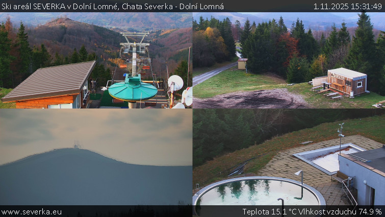 Ski areál SEVERKA v Dolní Lomné - Chata Severka - Dolní Lomná - 1.11.2025 v 15:31 Ski areál SEVERKA v Dolní Lomné - Chata Severka - Dolní Lomná - 1.11.2025 v 15:31