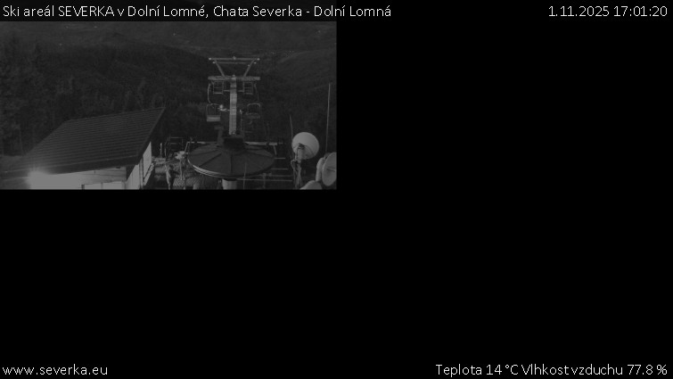 Ski areál SEVERKA v Dolní Lomné - Chata Severka - Dolní Lomná - 1.11.2025 v 17:01 Ski areál SEVERKA v Dolní Lomné - Chata Severka - Dolní Lomná - 1.11.2025 v 17:01