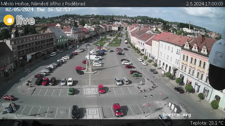 Město Hořice - Náměstí Jiřího z Poděbrad - 2.5.2024 v 17:00