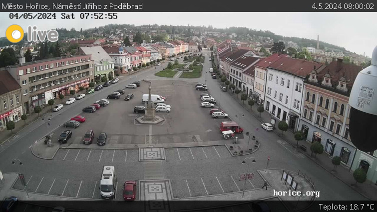 Město Hořice - Náměstí Jiřího z Poděbrad - 4.5.2024 v 08:00