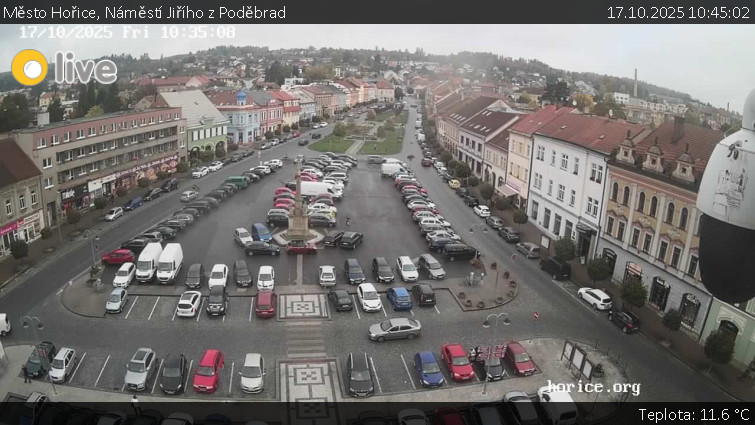 Město Hořice - Náměstí Jiřího z Poděbrad - 17.10.2025 v 10:45 Město Hořice - Náměstí Jiřího z Poděbrad - 17.10.2025 v 10:45