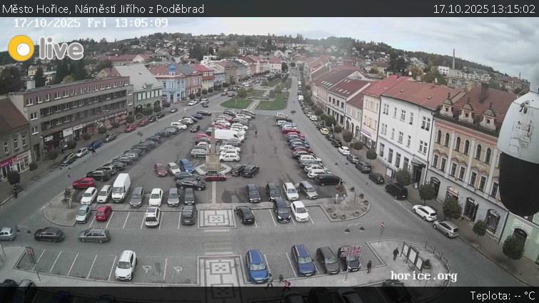 Město Hořice - Náměstí Jiřího z Poděbrad - 17.10.2025 v 13:15 Město Hořice - Náměstí Jiřího z Poděbrad - 17.10.2025 v 13:15