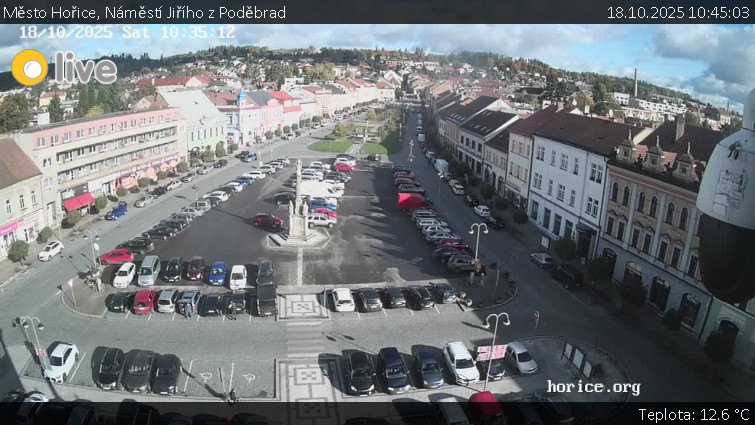 Město Hořice - Náměstí Jiřího z Poděbrad - 18.10.2025 v 10:45 Město Hořice - Náměstí Jiřího z Poděbrad - 18.10.2025 v 10:45