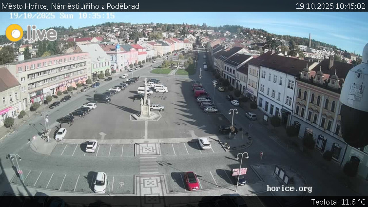 Město Hořice - Náměstí Jiřího z Poděbrad - 19.10.2025 v 10:45 Město Hořice - Náměstí Jiřího z Poděbrad - 19.10.2025 v 10:45
