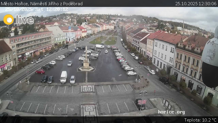 Město Hořice - Náměstí Jiřího z Poděbrad - 25.10.2025 v 12:30 Město Hořice - Náměstí Jiřího z Poděbrad - 25.10.2025 v 12:30