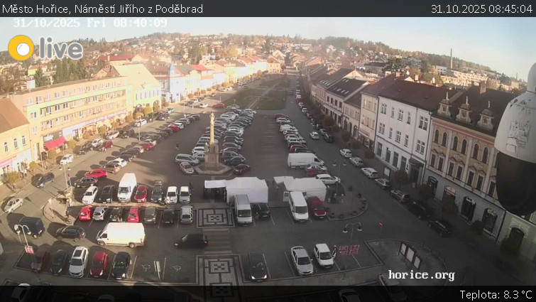 Město Hořice - Náměstí Jiřího z Poděbrad - 31.10.2025 v 08:45 Město Hořice - Náměstí Jiřího z Poděbrad - 31.10.2025 v 08:45