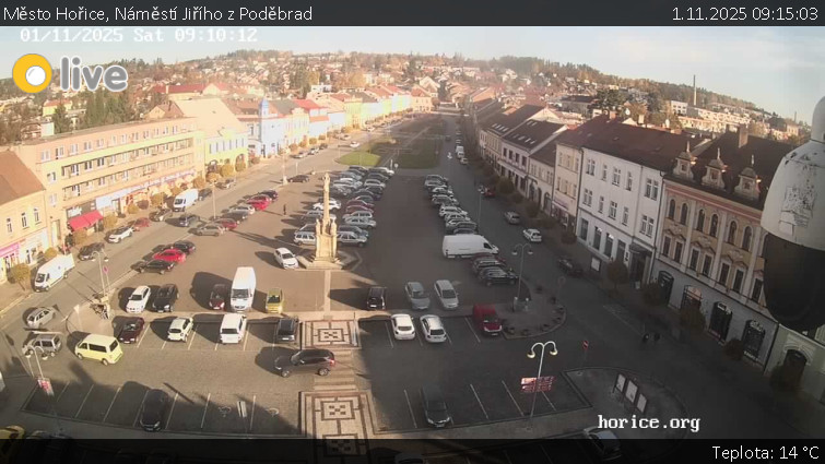 Město Hořice - Náměstí Jiřího z Poděbrad - 1.11.2025 v 09:15 Město Hořice - Náměstí Jiřího z Poděbrad - 1.11.2025 v 09:15