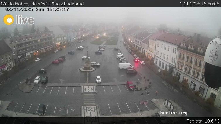 Město Hořice - Náměstí Jiřího z Poděbrad - 2.11.2025 v 16:30 Město Hořice - Náměstí Jiřího z Poděbrad - 2.11.2025 v 16:30