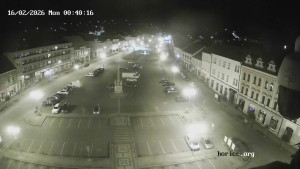 Město Hořice - Náměstí Jiřího z Poděbrad - 16.2.2026 v 00:45 Město Hořice - Náměstí Jiřího z Poděbrad - 16.2.2026 v 00:45