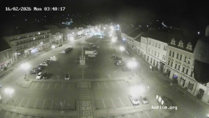 Město Hořice - Náměstí Jiřího z Poděbrad - 16.2.2026 v 03:45 Město Hořice - Náměstí Jiřího z Poděbrad - 16.2.2026 v 03:45