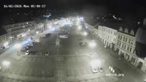 Město Hořice - Náměstí Jiřího z Poděbrad - 16.2.2026 v 05:45 Město Hořice - Náměstí Jiřího z Poděbrad - 16.2.2026 v 05:45
