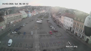Město Hořice - Náměstí Jiřího z Poděbrad - 14.3.2026 v 06:15 Město Hořice - Náměstí Jiřího z Poděbrad - 14.3.2026 v 06:15
