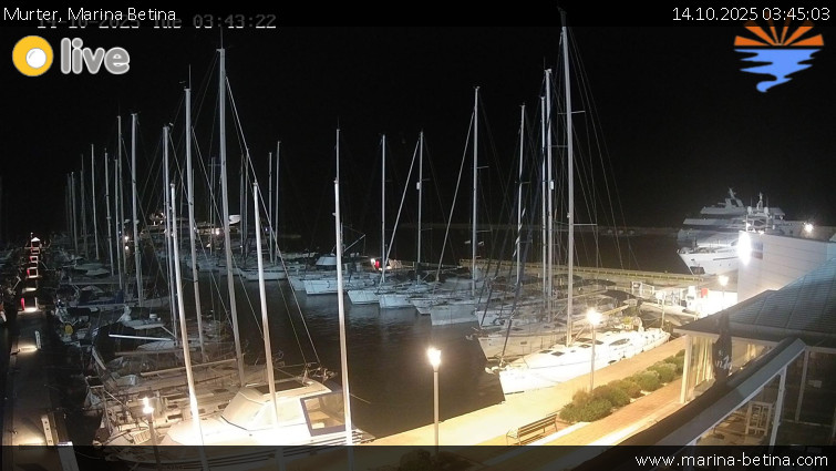 Murter - Marina Betina - 14.10.2025 v 03:45 Murter - Marina Betina - 14.10.2025 v 03:45