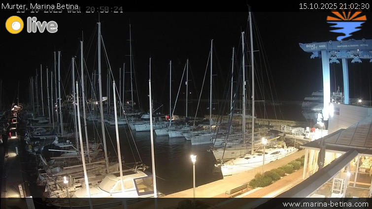 Murter - Marina Betina - 15.10.2025 v 21:02 Murter - Marina Betina - 15.10.2025 v 21:02