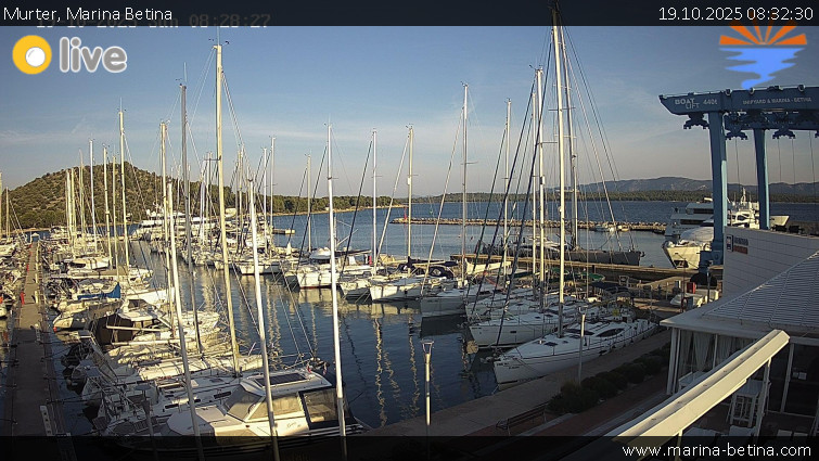 Murter - Marina Betina - 19.10.2025 v 08:32 Murter - Marina Betina - 19.10.2025 v 08:32
