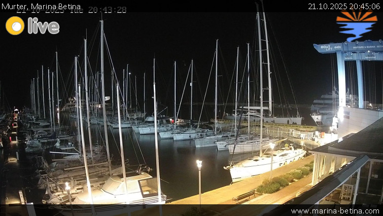 Murter - Marina Betina - 21.10.2025 v 20:45 Murter - Marina Betina - 21.10.2025 v 20:45