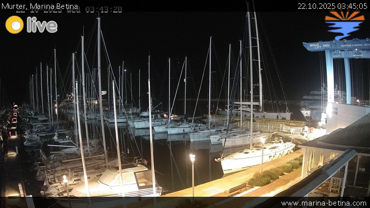 Murter - Marina Betina - 22.10.2025 v 03:45 Murter - Marina Betina - 22.10.2025 v 03:45
