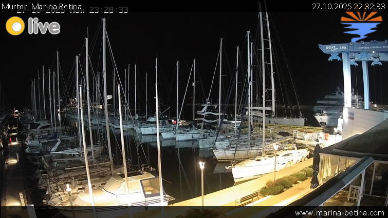 Murter - Marina Betina - 27.10.2025 v 22:32 Murter - Marina Betina - 27.10.2025 v 22:32