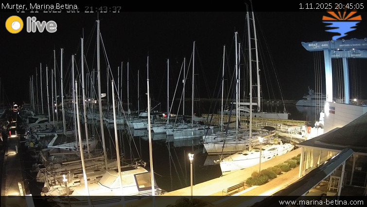 Murter - Marina Betina - 1.11.2025 v 20:45 Murter - Marina Betina - 1.11.2025 v 20:45