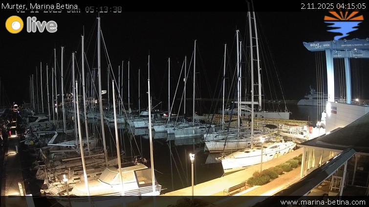 Murter - Marina Betina - 2.11.2025 v 04:15 Murter - Marina Betina - 2.11.2025 v 04:15