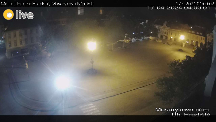 Město Uherské Hradiště - Masarykovo Náměstí - 17.4.2024 v 04:00