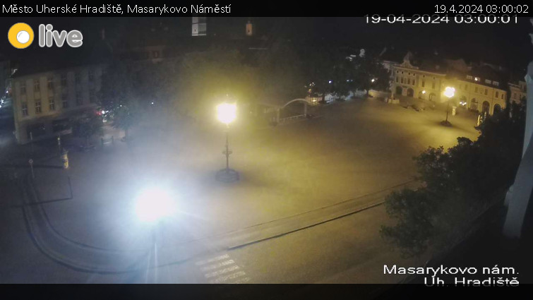 Město Uherské Hradiště - Masarykovo Náměstí - 19.4.2024 v 03:00