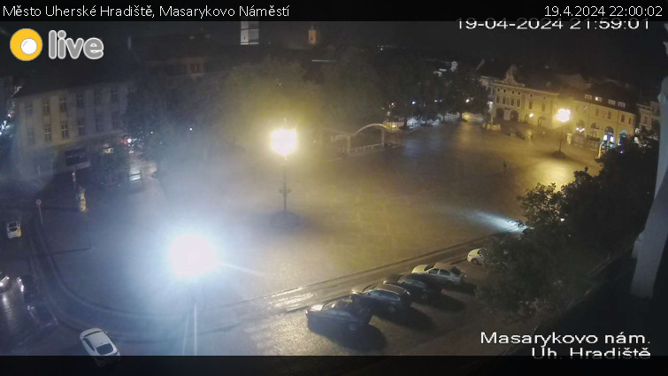 Město Uherské Hradiště - Masarykovo Náměstí - 19.4.2024 v 22:00
