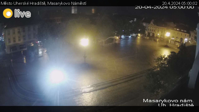 Město Uherské Hradiště - Masarykovo Náměstí - 20.4.2024 v 05:00
