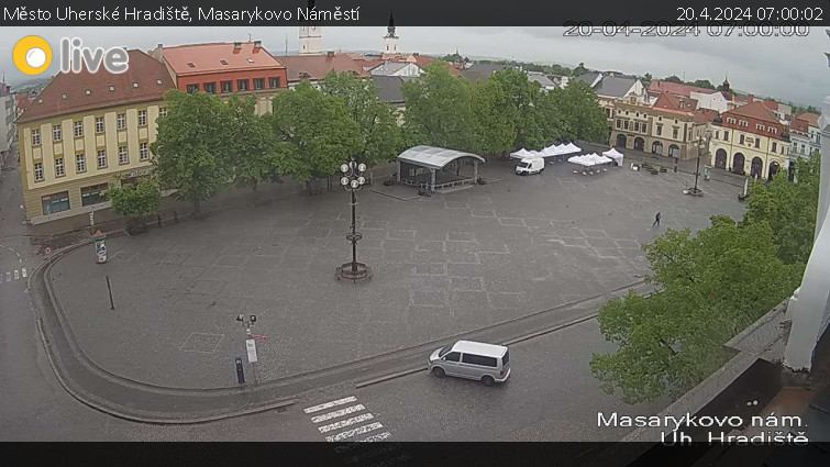 Město Uherské Hradiště - Masarykovo Náměstí - 20.4.2024 v 07:00