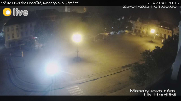 Město Uherské Hradiště - Masarykovo Náměstí - 25.4.2024 v 01:00