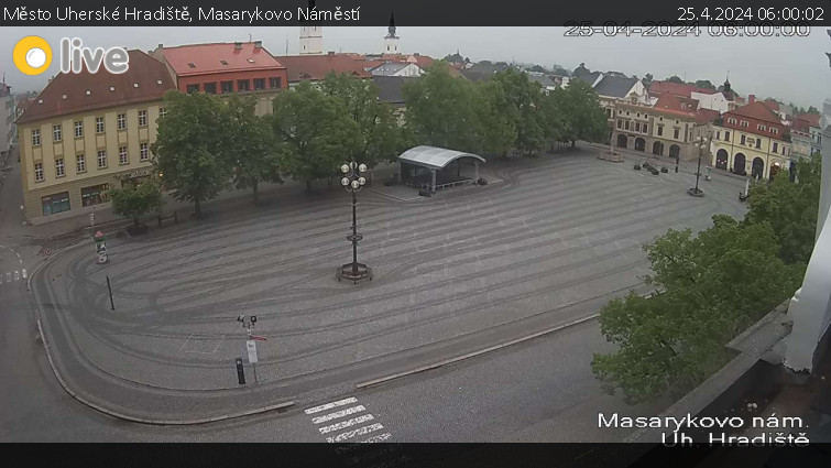 Město Uherské Hradiště - Masarykovo Náměstí - 25.4.2024 v 06:00