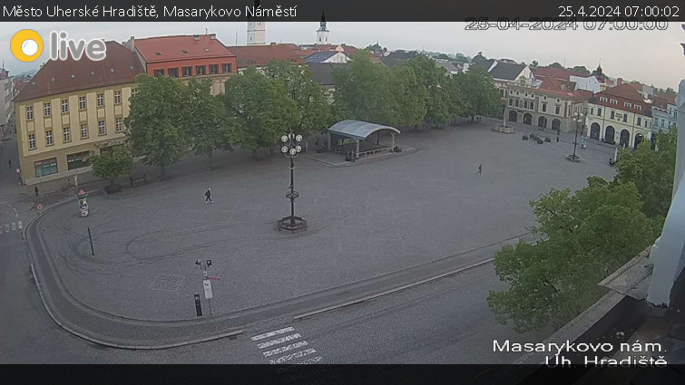 Město Uherské Hradiště - Masarykovo Náměstí - 25.4.2024 v 07:00