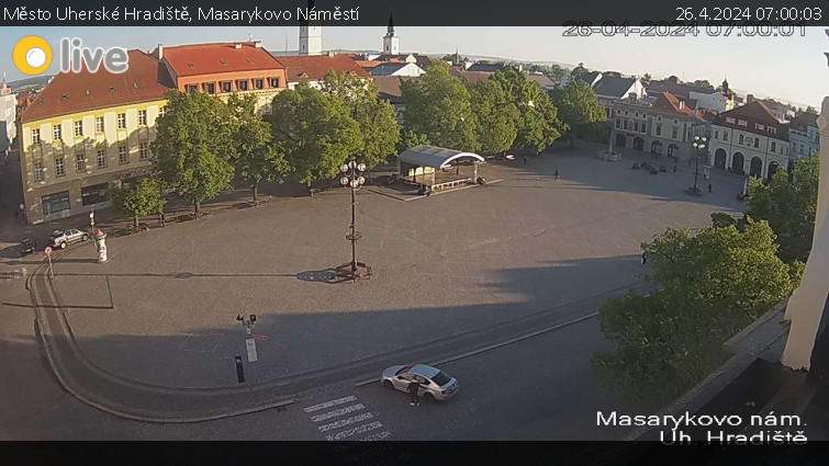 Město Uherské Hradiště - Masarykovo Náměstí - 26.4.2024 v 07:00