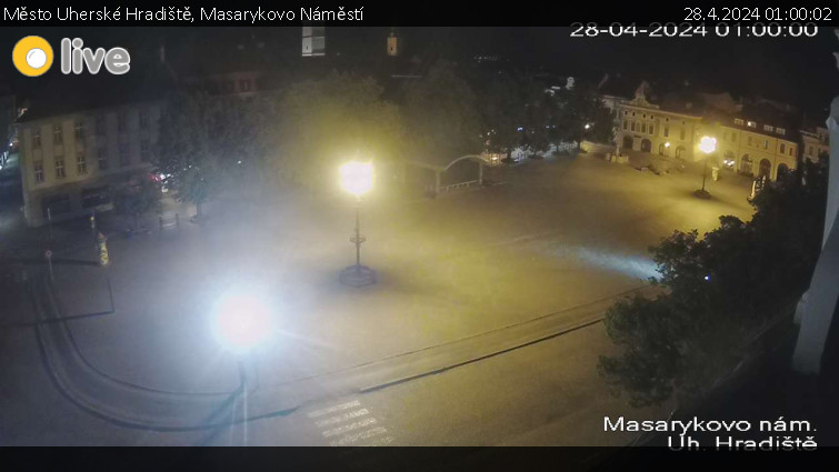 Město Uherské Hradiště - Masarykovo Náměstí - 28.4.2024 v 01:00