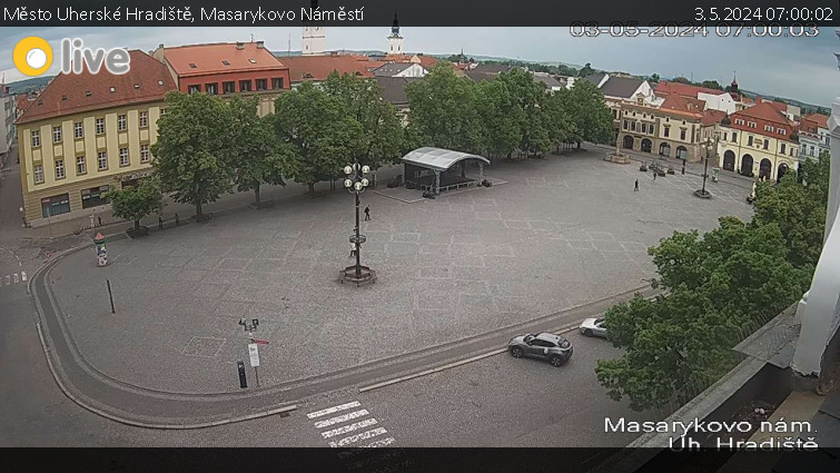 Město Uherské Hradiště - Masarykovo Náměstí - 3.5.2024 v 07:00