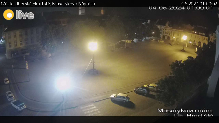Město Uherské Hradiště - Masarykovo Náměstí - 4.5.2024 v 01:00
