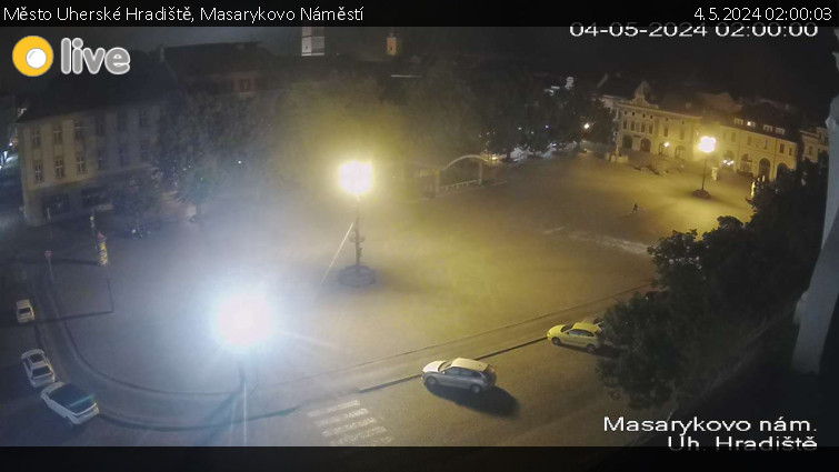 Město Uherské Hradiště - Masarykovo Náměstí - 4.5.2024 v 02:00