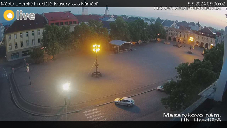 Město Uherské Hradiště - Masarykovo Náměstí - 5.5.2024 v 05:00