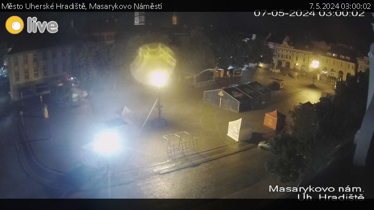 Město Uherské Hradiště - Masarykovo Náměstí - 7.5.2024 v 03:00
