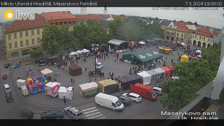Město Uherské Hradiště - Masarykovo Náměstí - 7.5.2024 v 19:00