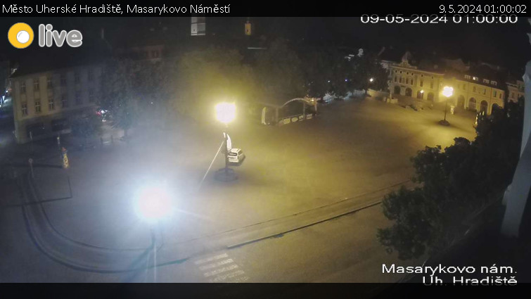 Město Uherské Hradiště - Masarykovo Náměstí - 9.5.2024 v 01:00