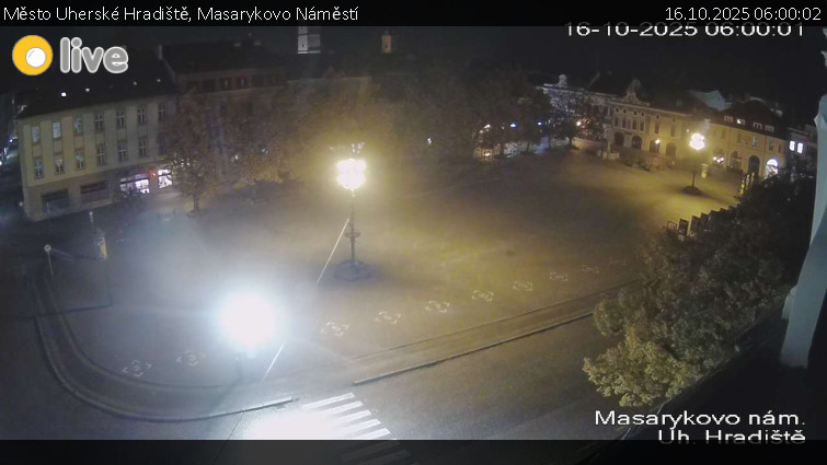 Město Uherské Hradiště - Masarykovo Náměstí - 16.10.2025 v 06:00 Město Uherské Hradiště - Masarykovo Náměstí - 16.10.2025 v 06:00