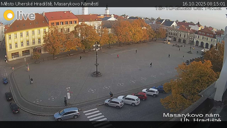 Město Uherské Hradiště - Masarykovo Náměstí - 16.10.2025 v 08:15 Město Uherské Hradiště - Masarykovo Náměstí - 16.10.2025 v 08:15