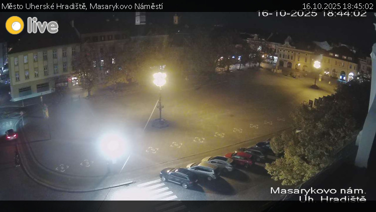 Město Uherské Hradiště - Masarykovo Náměstí - 16.10.2025 v 18:45 Město Uherské Hradiště - Masarykovo Náměstí - 16.10.2025 v 18:45
