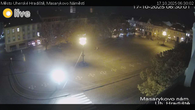 Město Uherské Hradiště - Masarykovo Náměstí - 17.10.2025 v 06:30 Město Uherské Hradiště - Masarykovo Náměstí - 17.10.2025 v 06:30