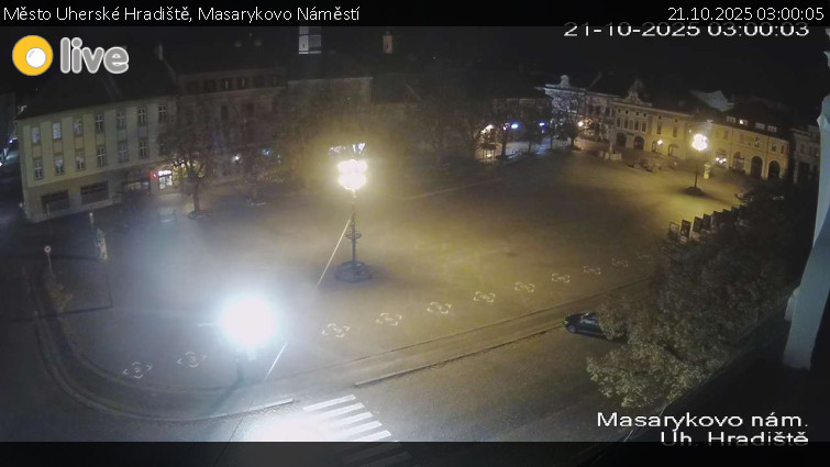 Město Uherské Hradiště - Masarykovo Náměstí - 21.10.2025 v 03:00 Město Uherské Hradiště - Masarykovo Náměstí - 21.10.2025 v 03:00